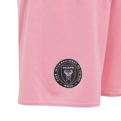 Détail de l'écusson du Kit Inter Miami CF Domicile 2025/2026 Enfant