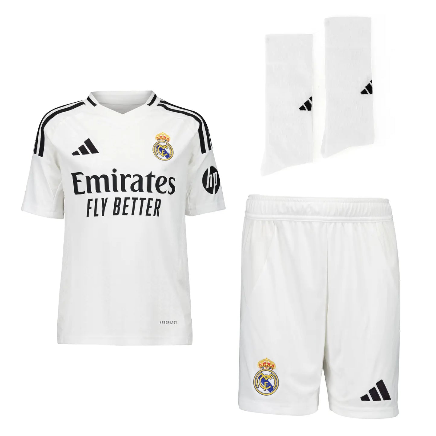 Kit Real Madrid Domicile 2024/2025 Enfant Adidas