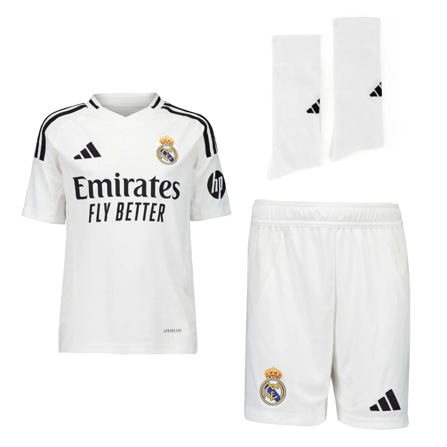 Kit Real Madrid Domicile 2024/2025 Enfant Adidas