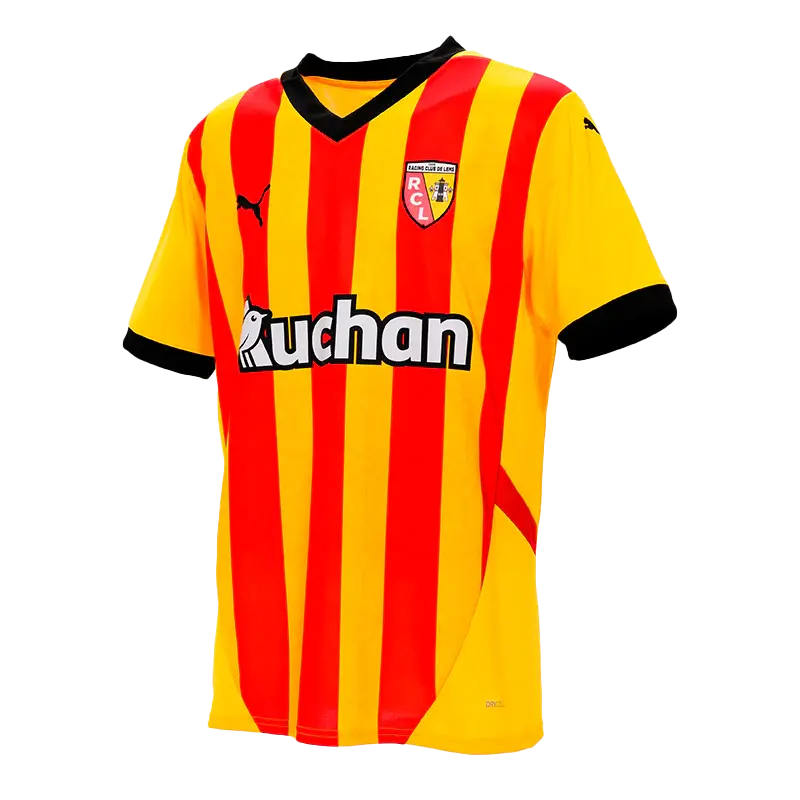 Vue latérale du Maillot RC Lens Domicile 2024/2025 Puma