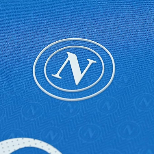 Détail de l'écusson sur le Maillot SSC Napoli Domicile 2024/2025 EA7 Emporio Armani